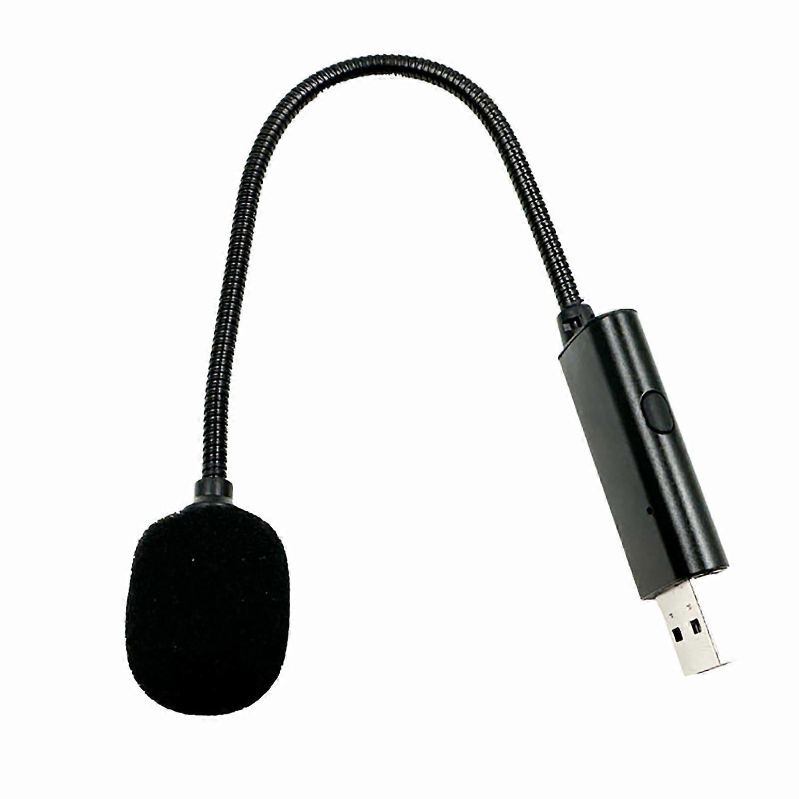 USB Microphone Omnidirectional for Games, Laptop and PC, With Switch
