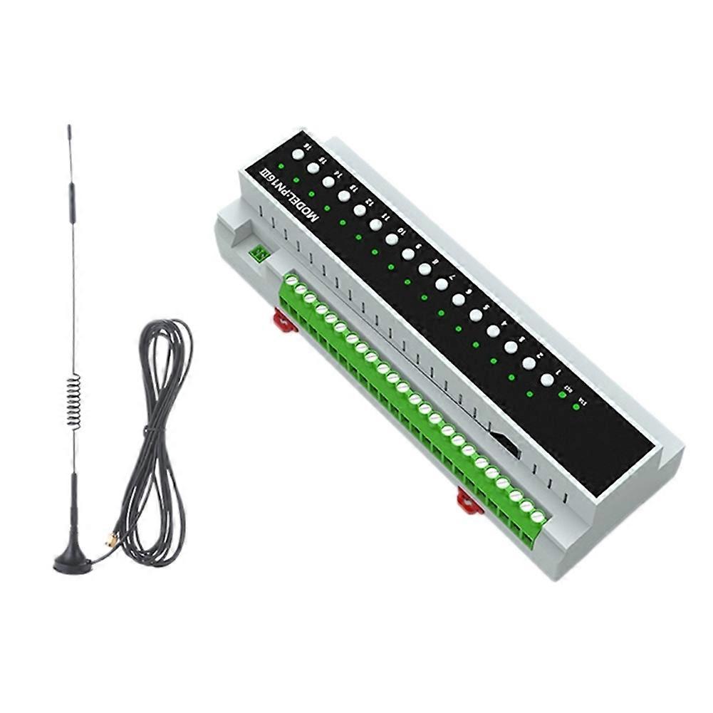 Tuya Smart Zigbee 16CH Relay Switch Module 16A on Off Control Module SAAS Dry Node Weak Current Power Module