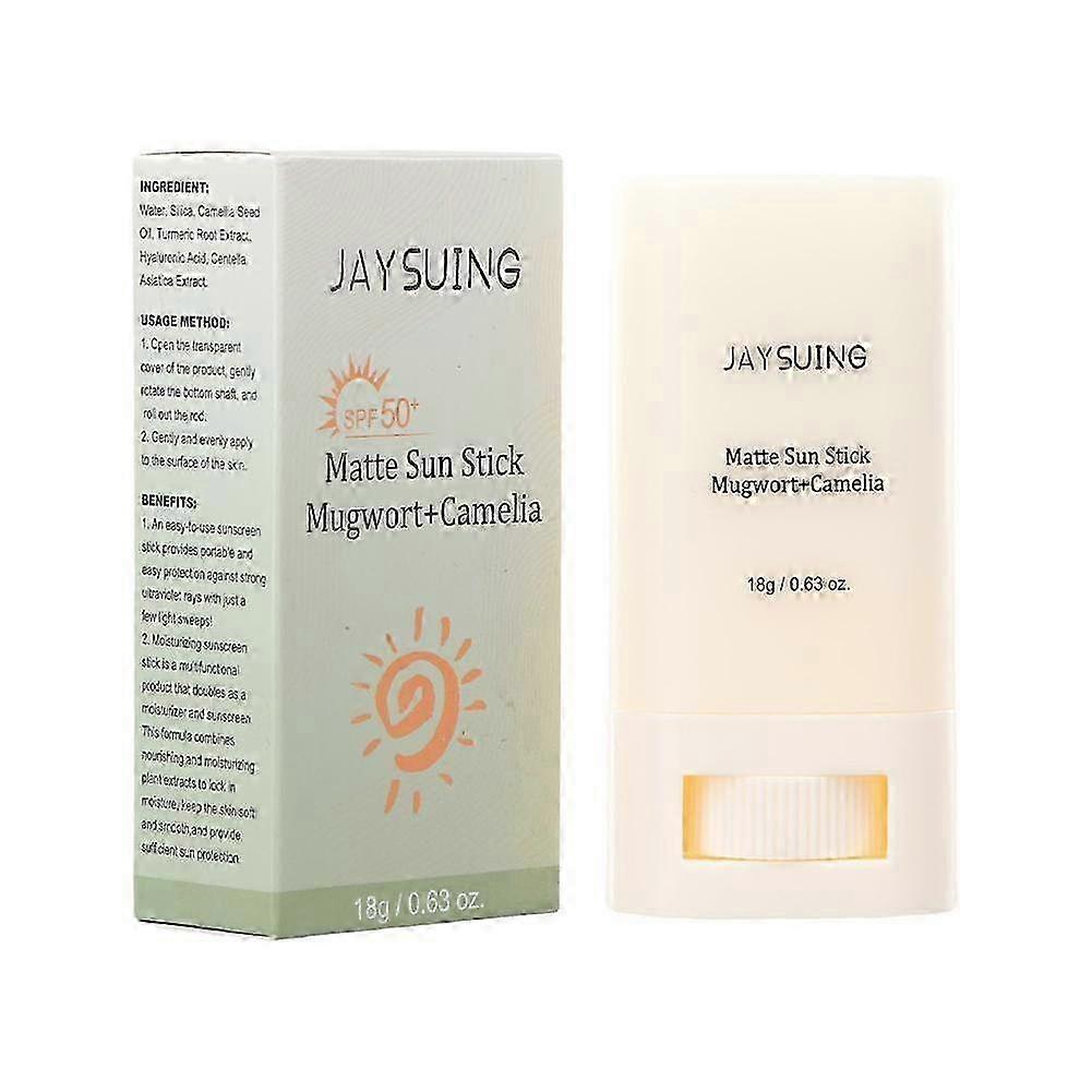 Matte Finish Sunscreen Stick SPF 18g Broad Spectrum UVA UVB Protection Non Greasy