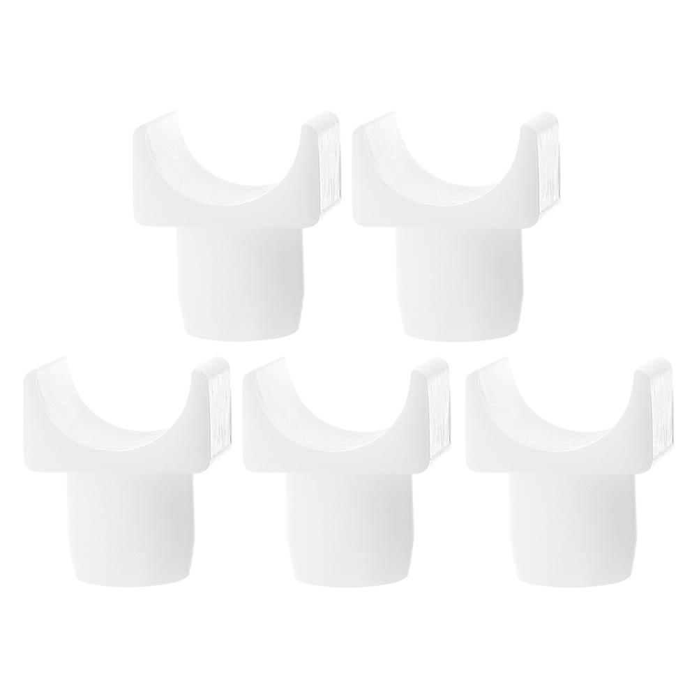 Wheelchair Rail Guide Replacement for Seat Support 5Pcs White ABS