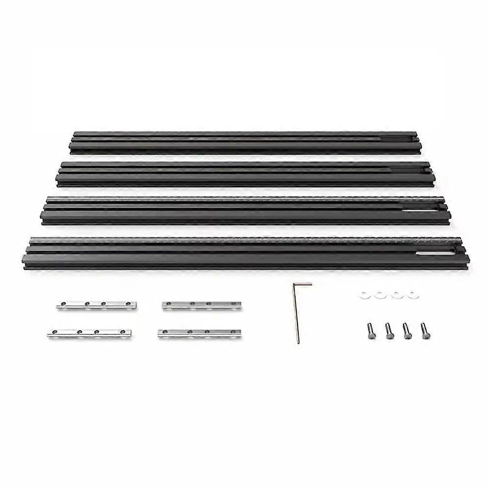 1Set 60cm Trimming Milling Groove Engraving Guide Rail Adjustable Backing Auxiliary Guide Rail Bracket Woodworking Tools