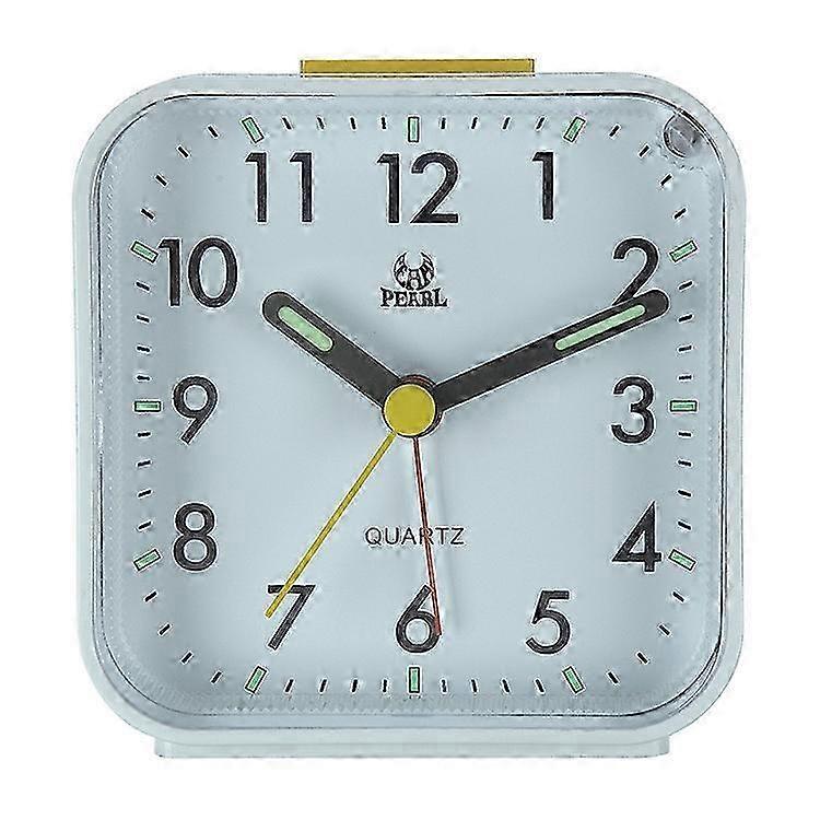 Square Mute Alarm Clock Mini Bedside Office Electronic Clock 2025