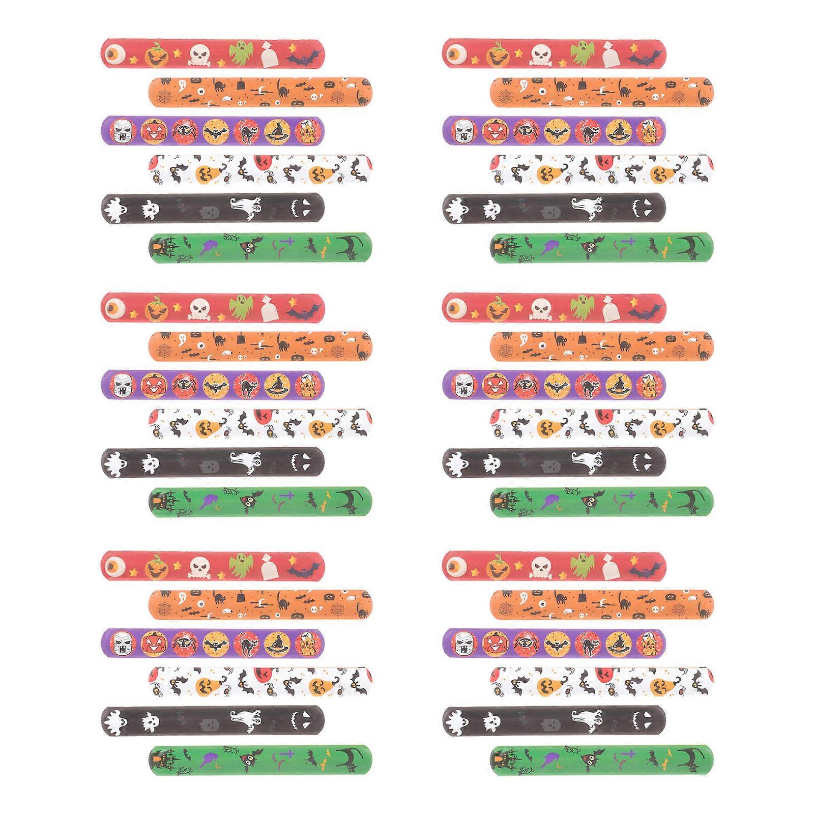 Slap Wrist Bracelets Birthday Giveaways Compact Size Smooth Surface 48Pcs