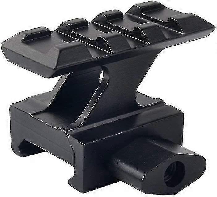 Yaju 45mm Slanted Riser Mount With3 Slots 20mm-21mm Width Mount Baseblack
