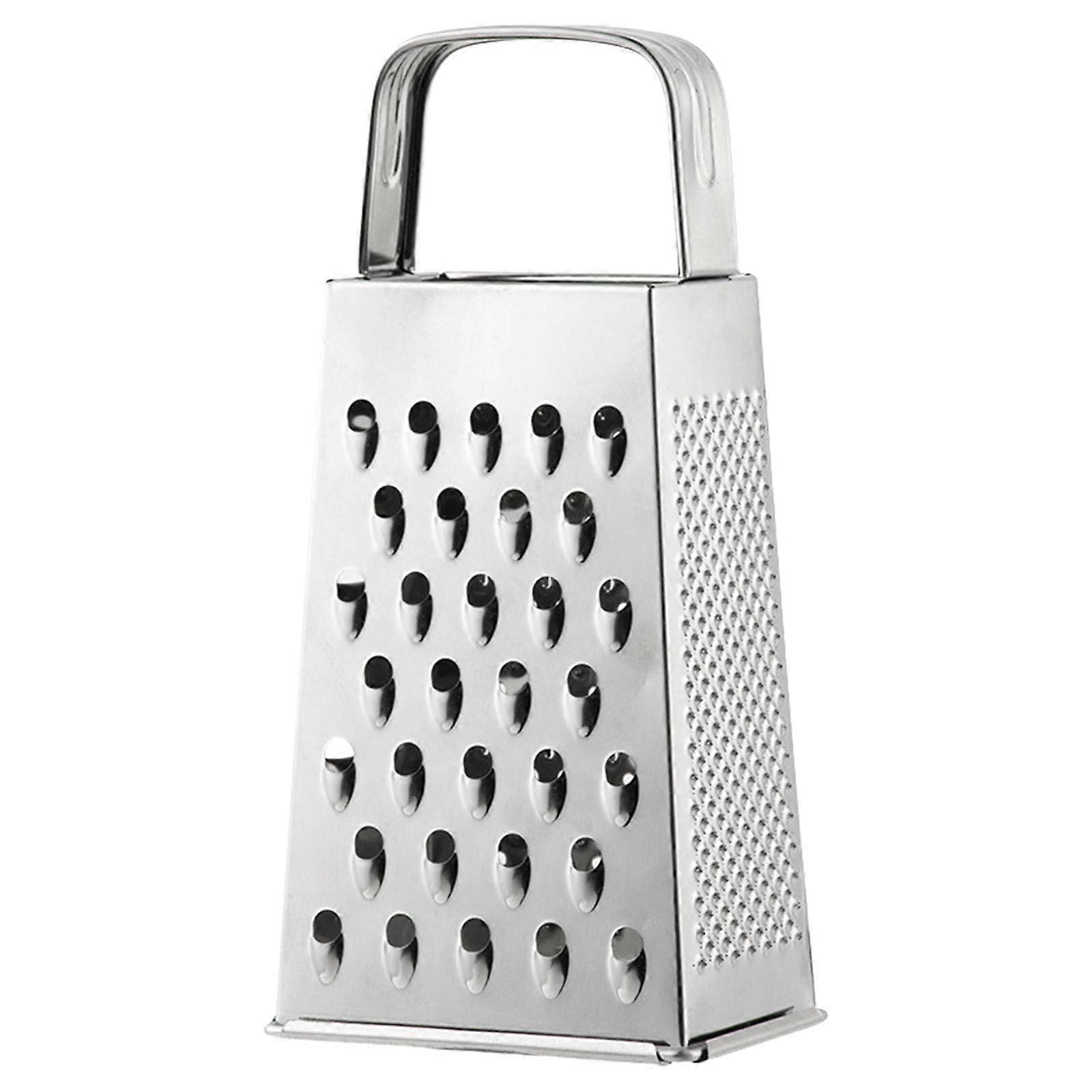 Vegetable Grater Stainless Steel 4Sided Cutting Design with Ergonomic Handle for Kitchen