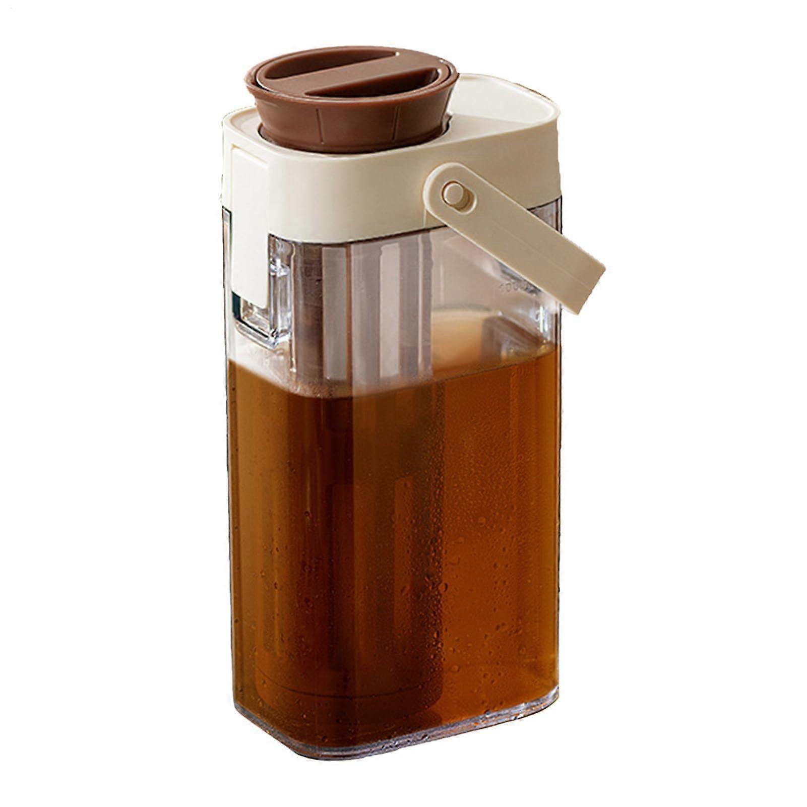 Cold Brew Coffee Maker 1L Large Capacity Pitcher with Lid and Handle for Tea and Coffee