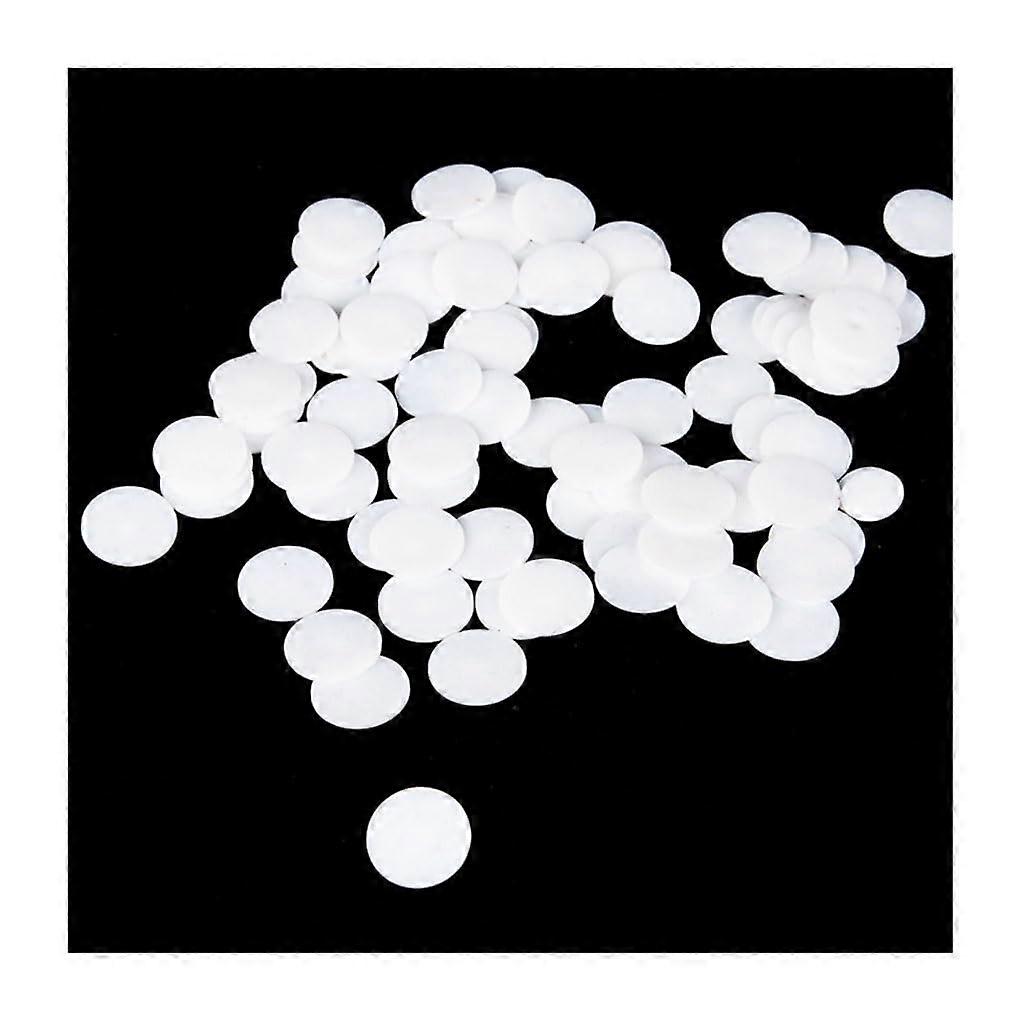 10Pcs Solid PTFE Round Gasket 0.5mm Thick  Temp Corrosion Resistant Seal Washer