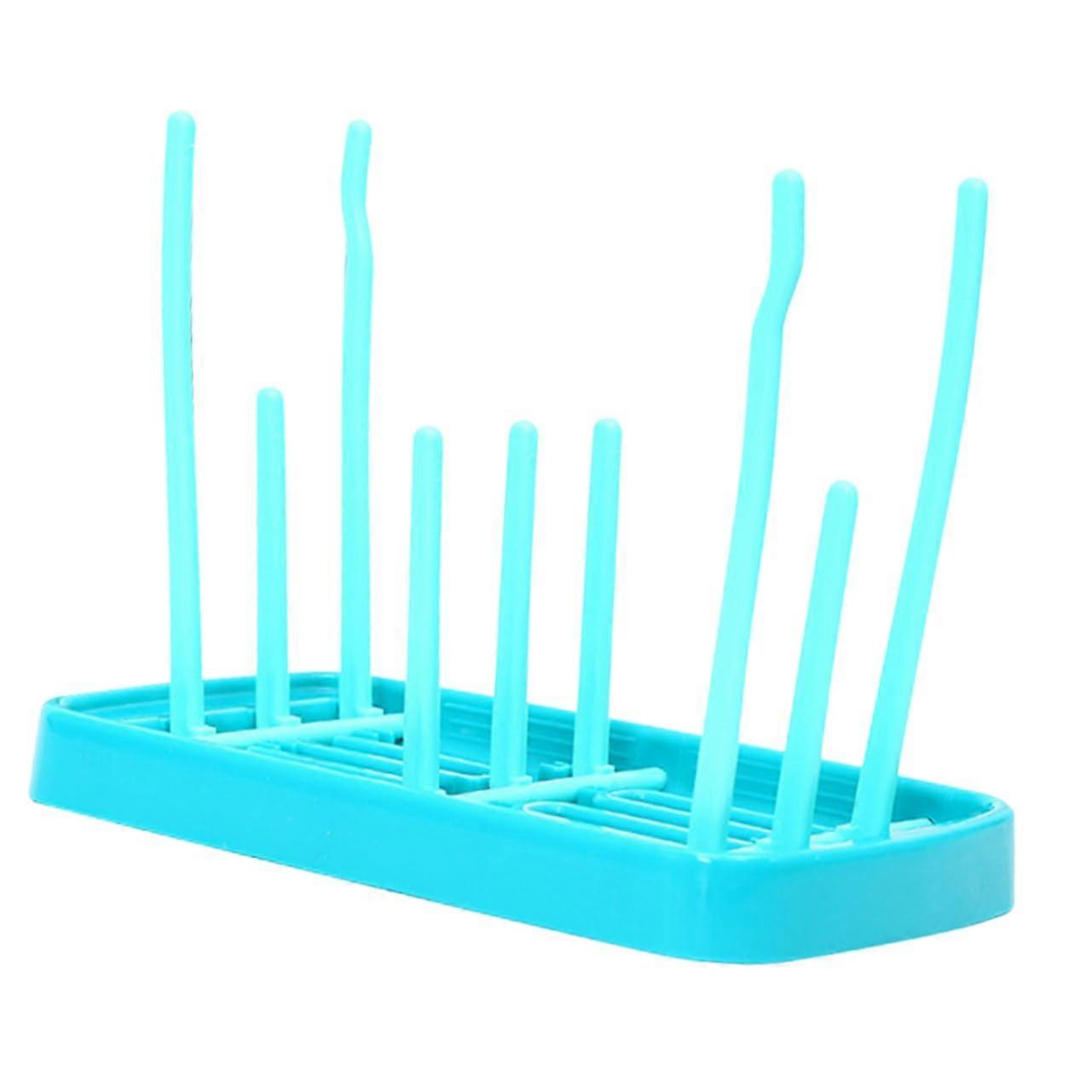 Bottle Drying Rack with Removable Drip Tray, Foldable Cup Storage Rack for Kitchen Countertop