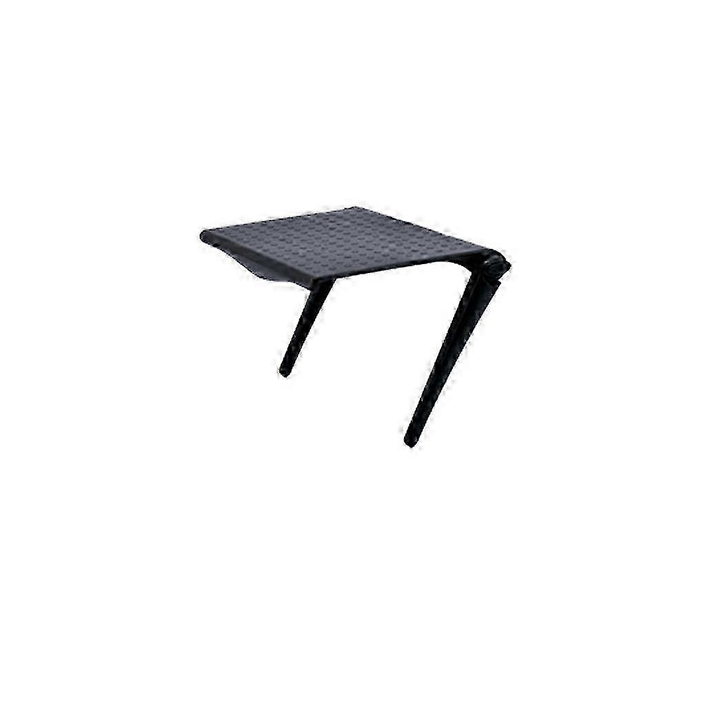 Space Saving Screen Router, Storage Holder,TV Desk Stand, Display Shelf Storage--Black