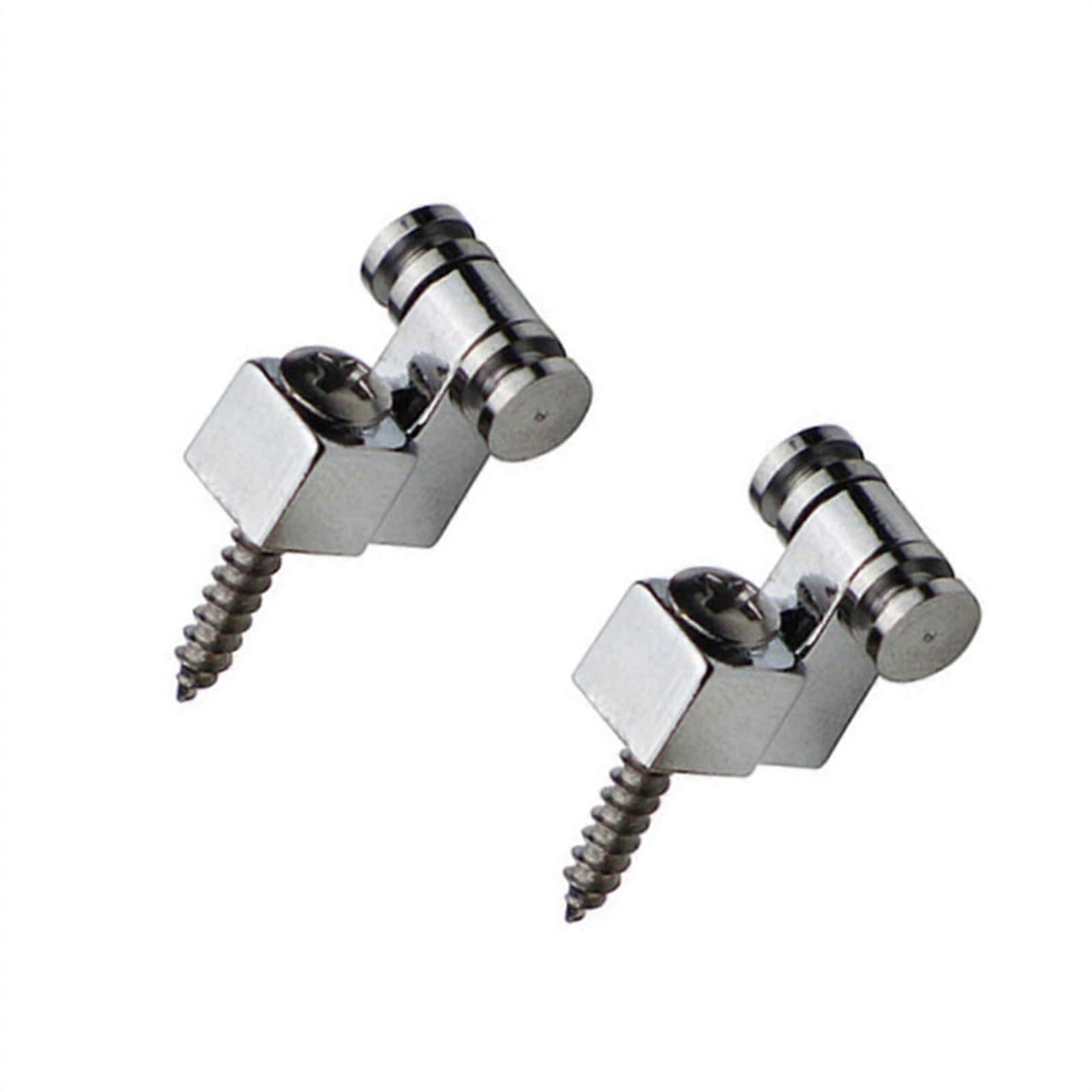 2pcs Guitar Roller String Tree Retainer for Bass and Electric Guitar, Dual Roller Design, Easy Install
