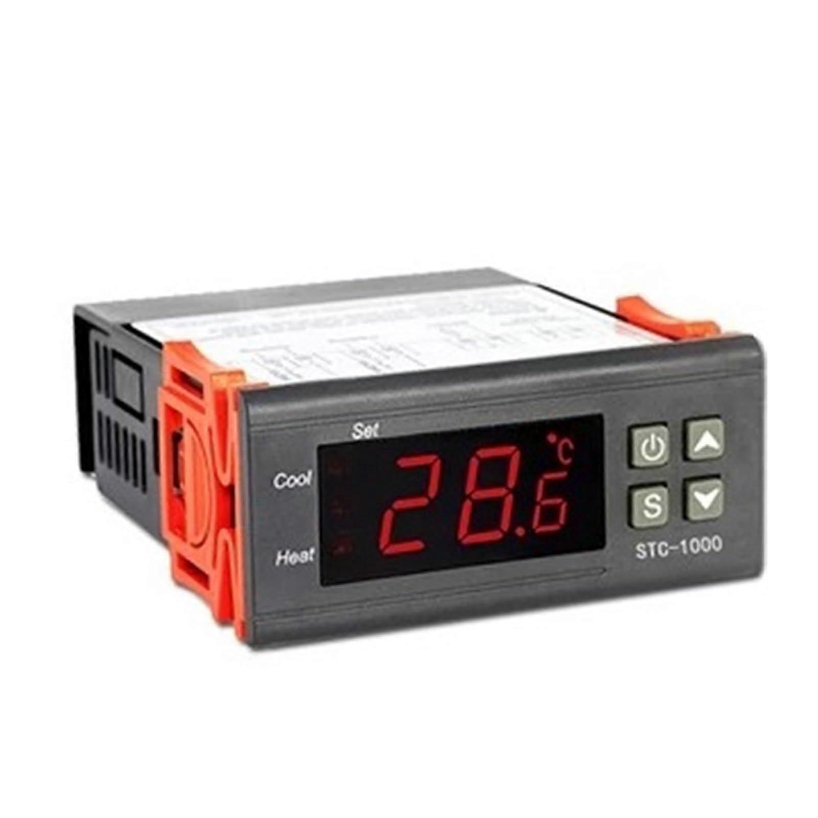 Digital Temperature Controller STC1000 Dual Mode Heating and Cooling for Aquarium 220V