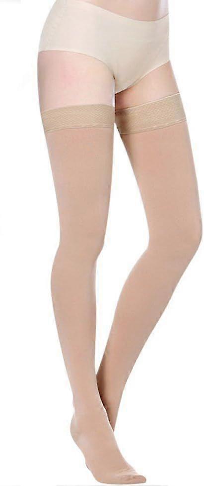 XLLHXF Thigh High Compression , Firm Support 20-30 mmHg Gradient Compression