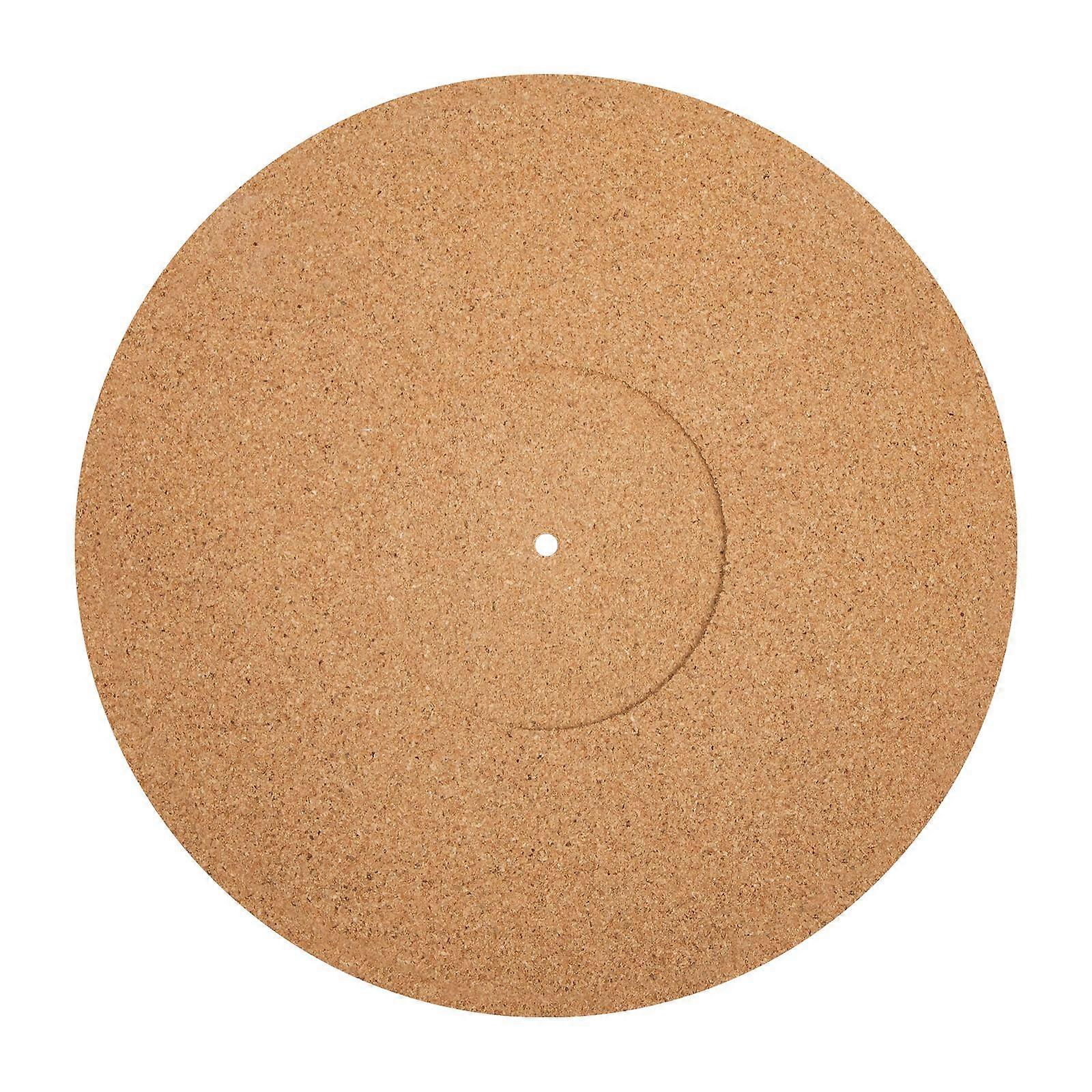 Simple Cork Made Vinyl Protective Pad for Phonograph Records Turntable Mat
