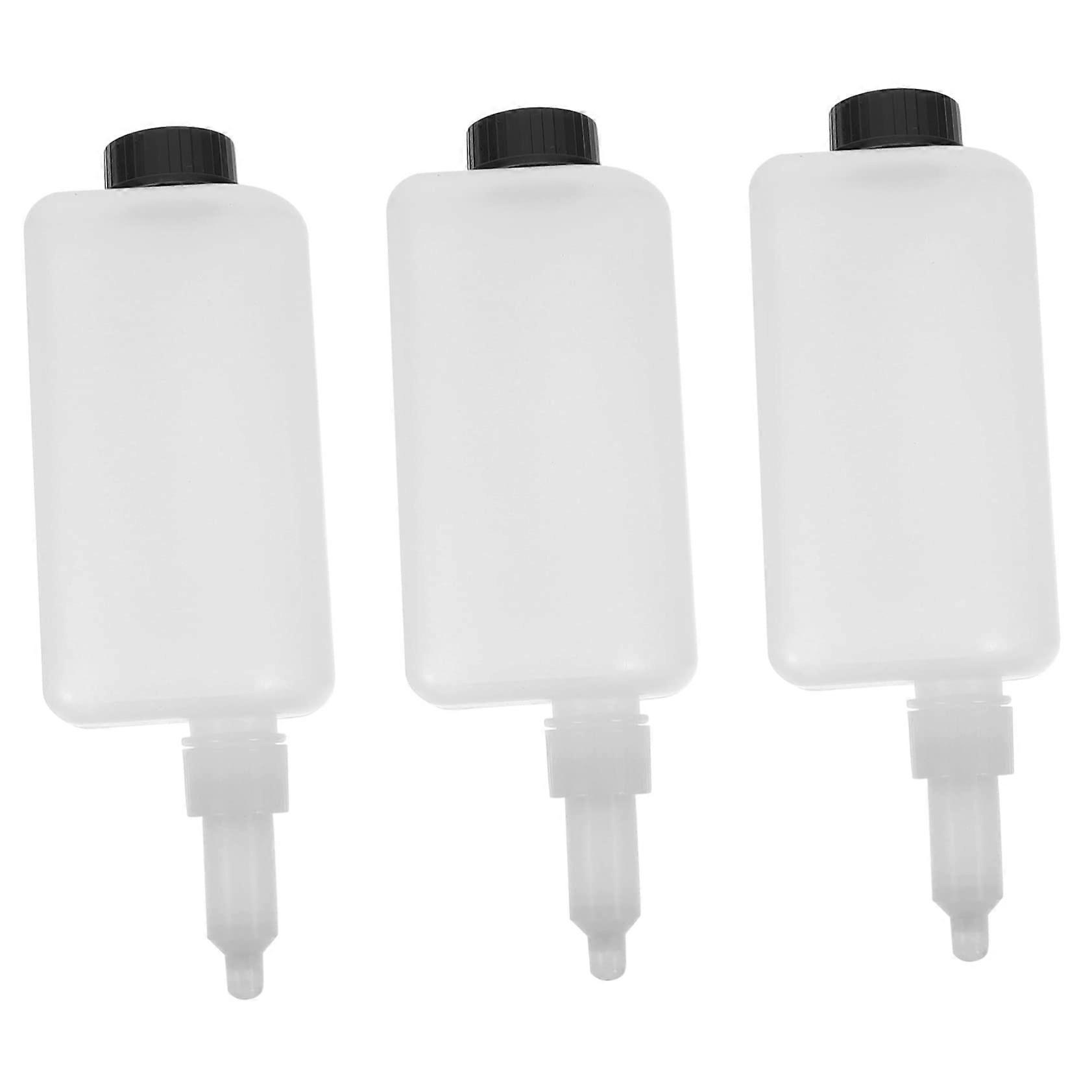 3 Set Wall Mounted Soap Dispenser Replacement Bottles and Pumps for Bathroom Kitchen Hotel