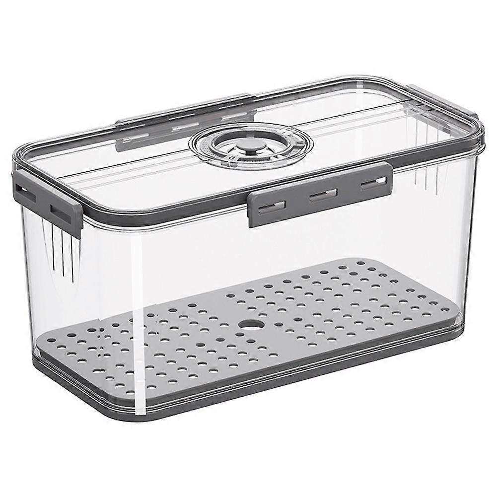 Bread Box for Kitchen Countertop Airtight Bread Storage Container with Time Recording Lid Bread Keeper for Bread