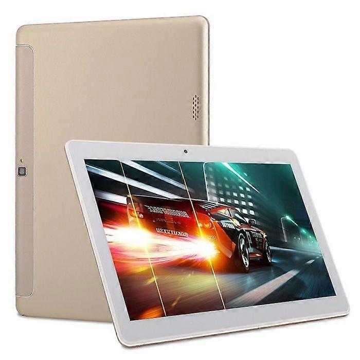 Tablet multimídia touchscreen de 10 polegadas, Android 6.0, 4G, Octa Core, 32 GB de ROM, 2 GB de RAM, dourado, YONIS