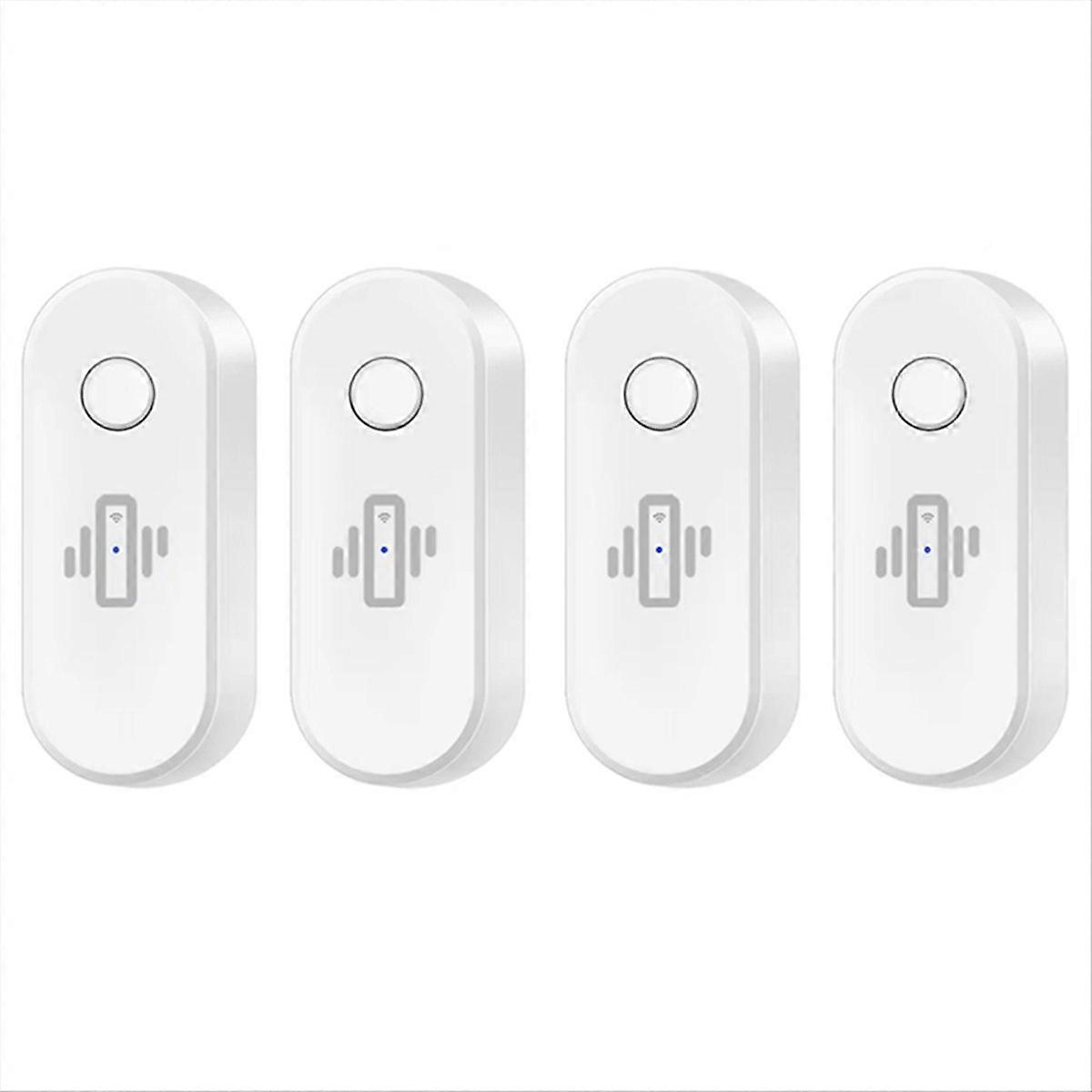 4PCS Tuya WiFi Vibration Detector Sensor for Home Security