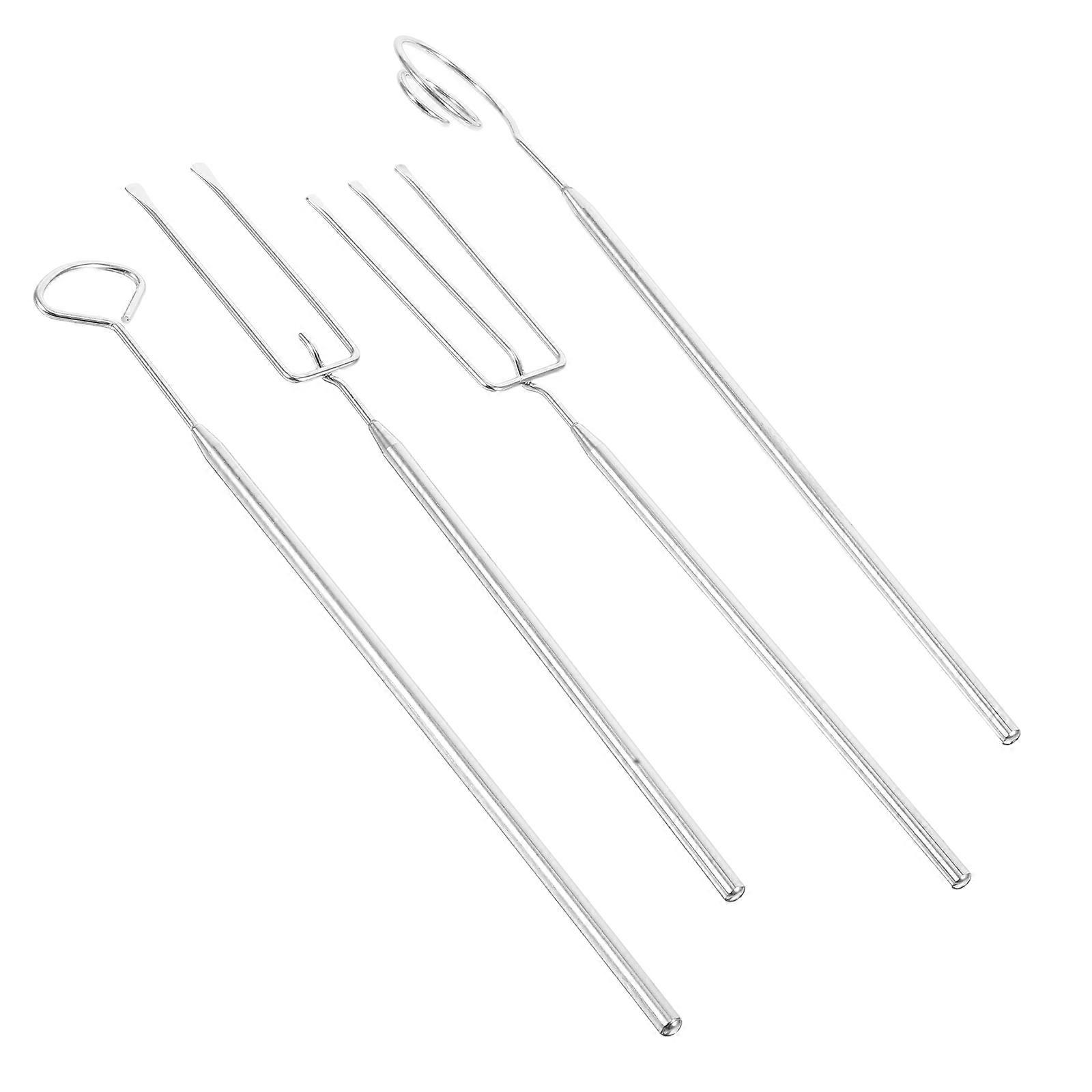 Fondue Fork Stainless Steel Candy Dipping Tools Kit for Chocolate 4Pcs