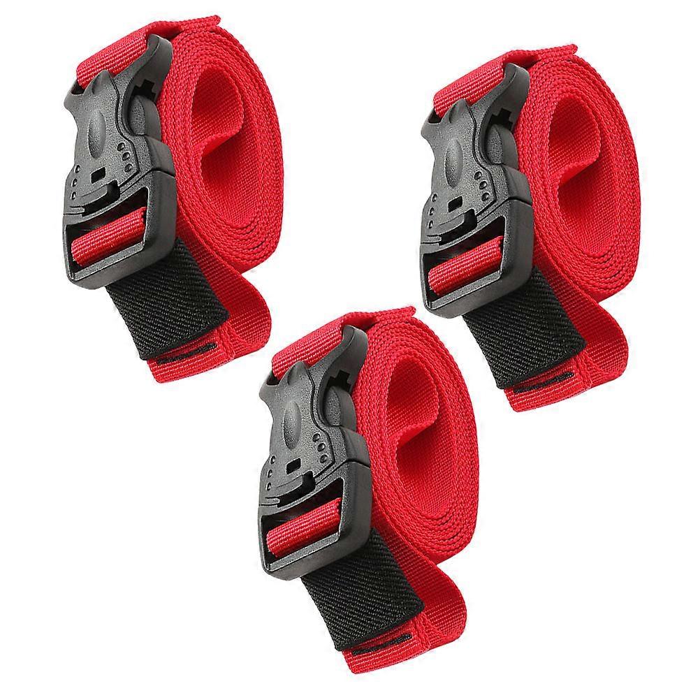 Multifunctional Tie Down Straps Nylon Buckle Strap for Fixing Use 3Pcs