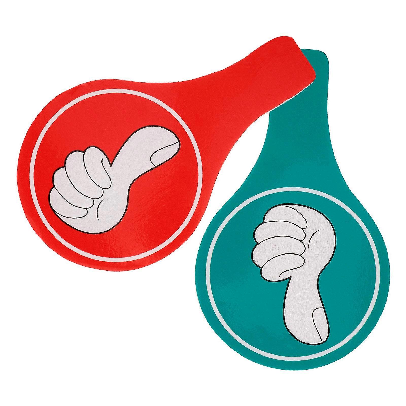 Thumbs Up Thumb Down Voting Paddle Signs for Classroom Use 1Set