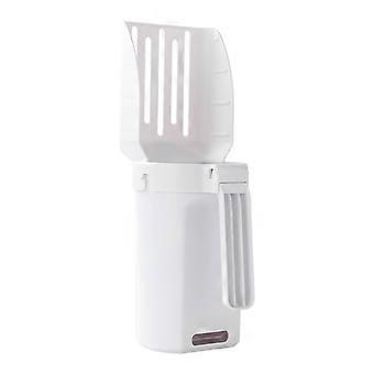 Cat Litter Scoop with Integrated Waste Bin and Bags, Detachable Portable Kitty Litter Sifter Shovel, Large Capacity Cat Poop Scooper for Easy Cleanup