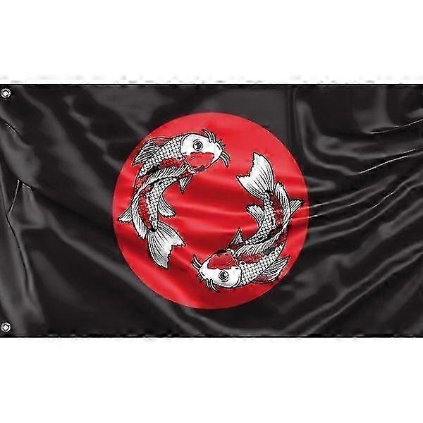 Koi Fish Flag Pattern 856 KHMYV