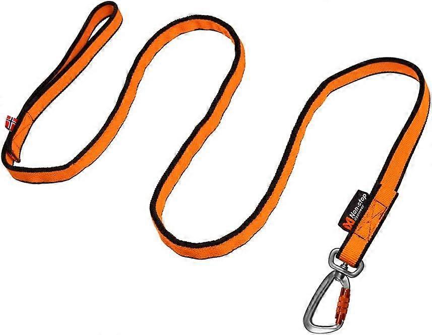 Non-Stop Dogwear Bungee Leash (Black/Orange)