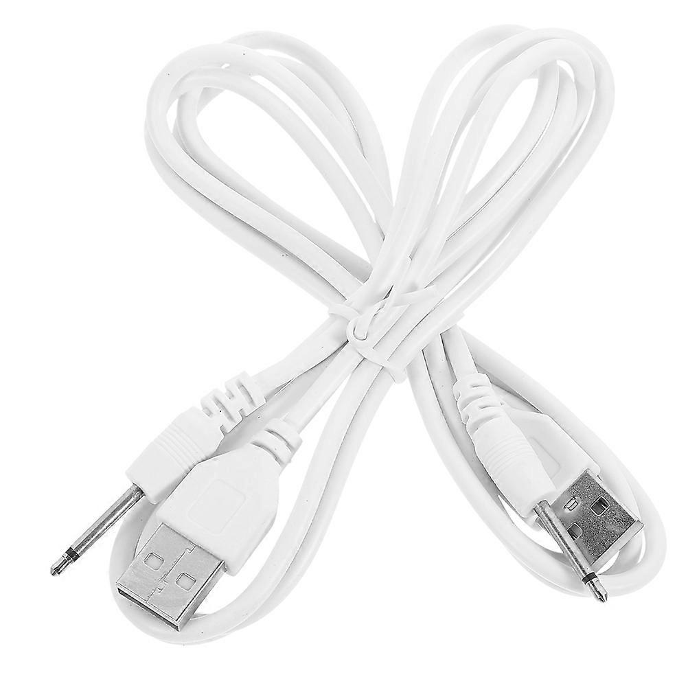 Charging Cable Replacement Dc Cable for Fast Charging 2Pcs White USB Power Devices