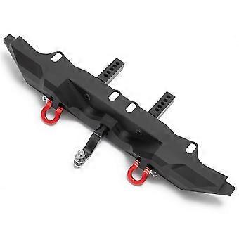 RC Rear Bumper Aluminum Alloy with DRings Trailer Hook for TRX4 1/10 RC Crawler Upgrade