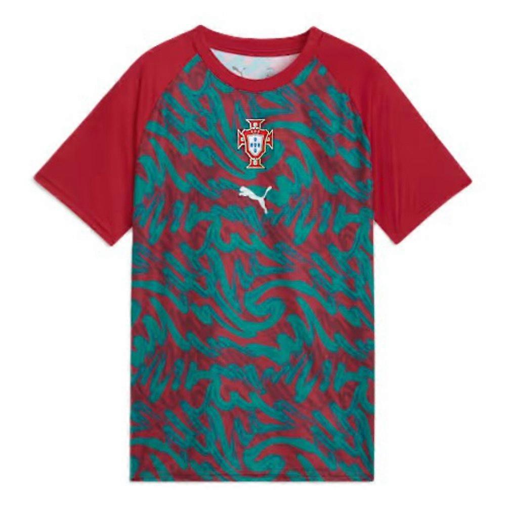 2026-2027 Portugal Warm Up Jersey (Red) - Kids