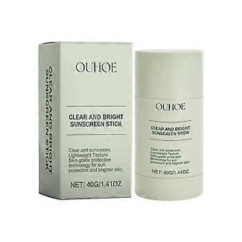 Ouhoe Transparent Protective Stick: En bærbar beskyttelsespinne for UV-beskyttelse utendørs om sommeren, lysnende og ikke-klebrig hud