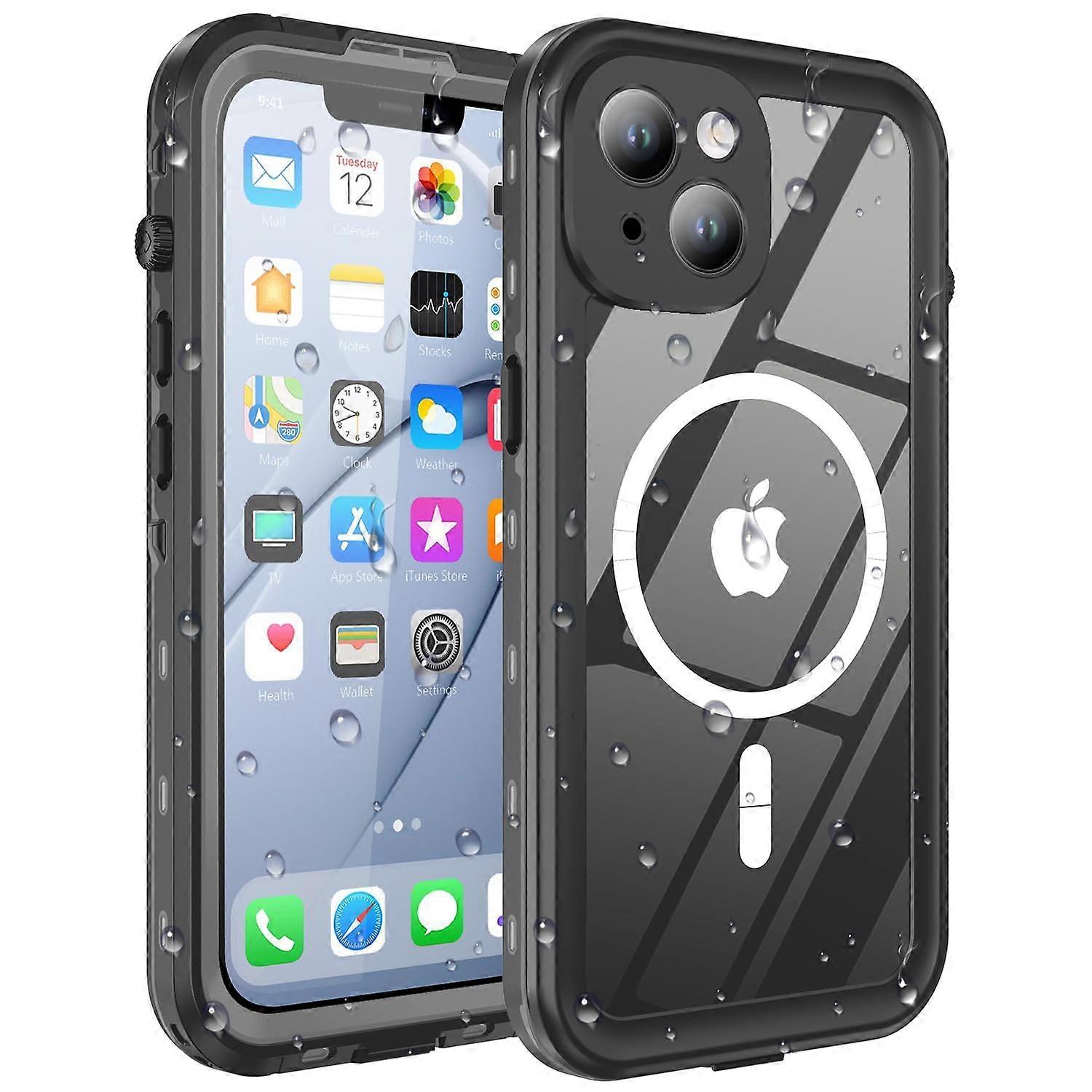 Shockproof Waterproof Case Compatible with iPhone 14