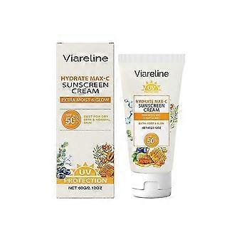 Creme Protetor Solar Hydrate Max-C Extra Hidratante e Iluminador para Pele Seca 60g_DUIBW