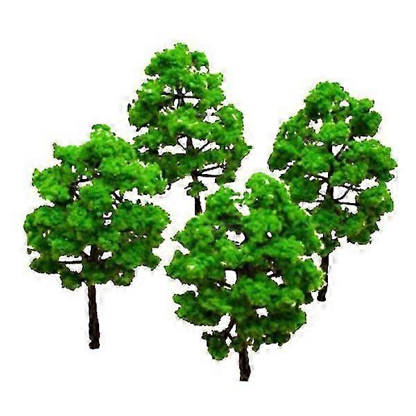 3 Inch Model Tree Green Scenery Model Tree for Display 10Pcs