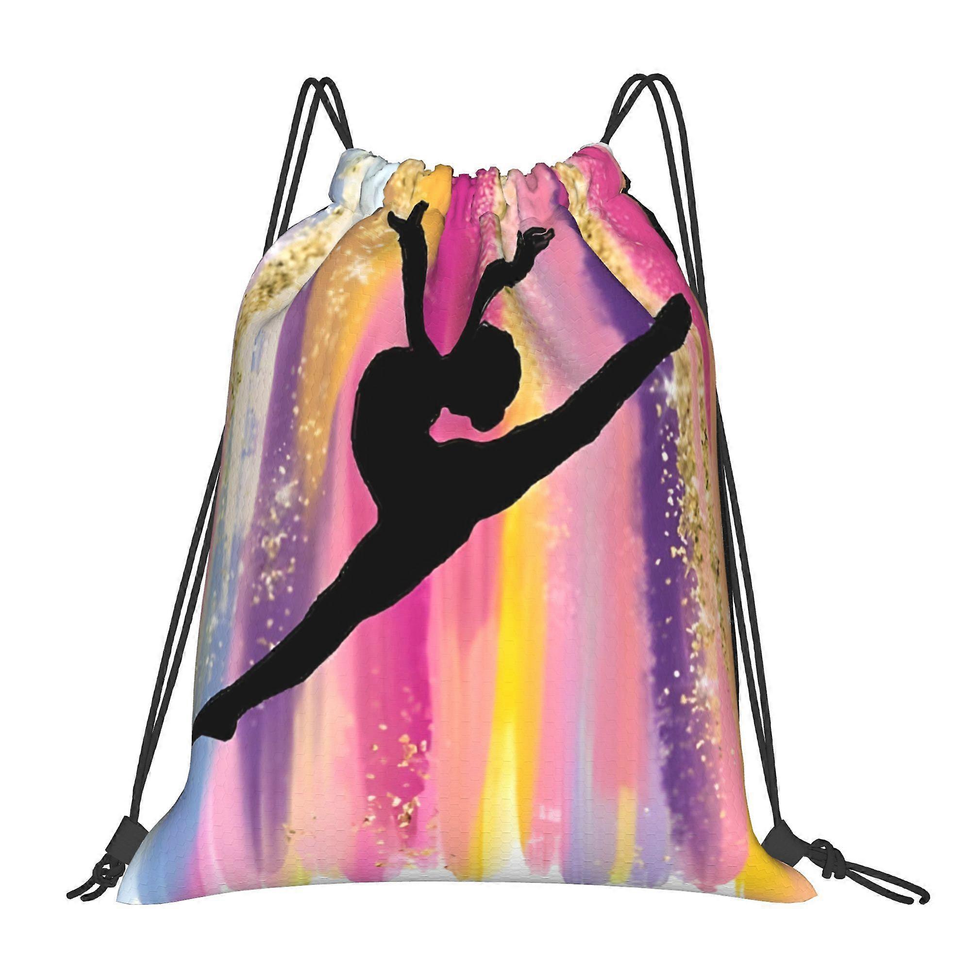 1pc a Vibrant Drawstring Bag for Dancing-Cqazw