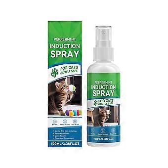 Natuurlijke kattenspray met kattenkruid, veilig voor de gezondheid, langdurig effect, trainingsspray met kattenkruid, multifunctioneel kattenkruidspeelgoed, huisdierstimulator, meerkleurig