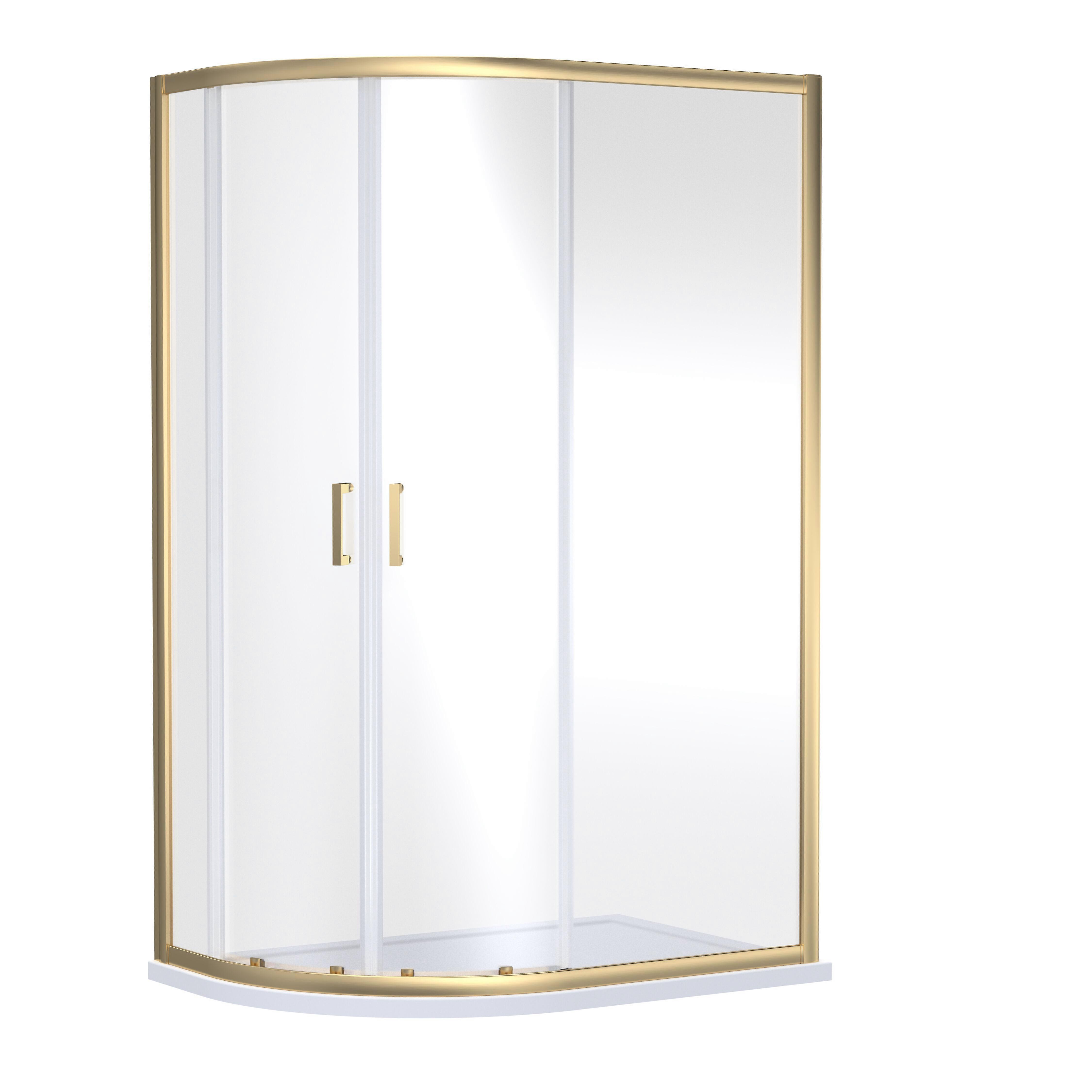 1900 x 1000 x 800mm Offset Quadrant