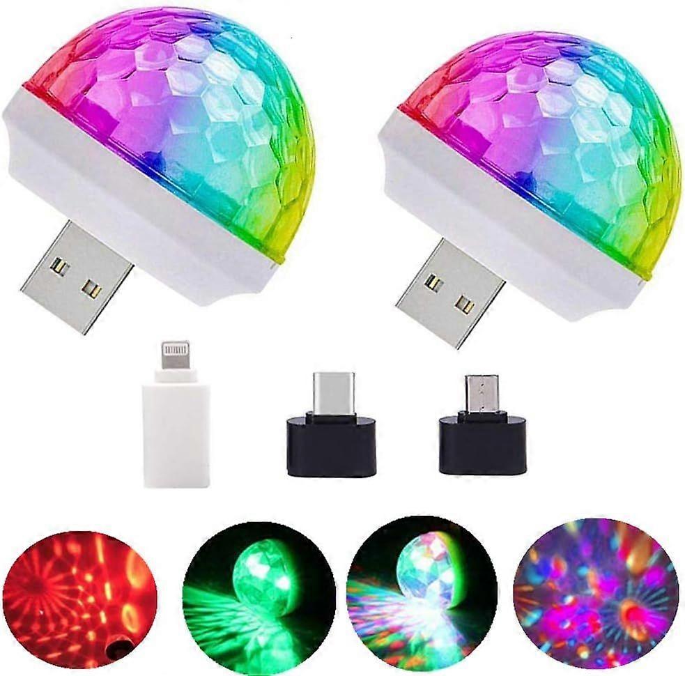 Usb mini disco lights, stage dj lights, boolean, magic ball light [MI]