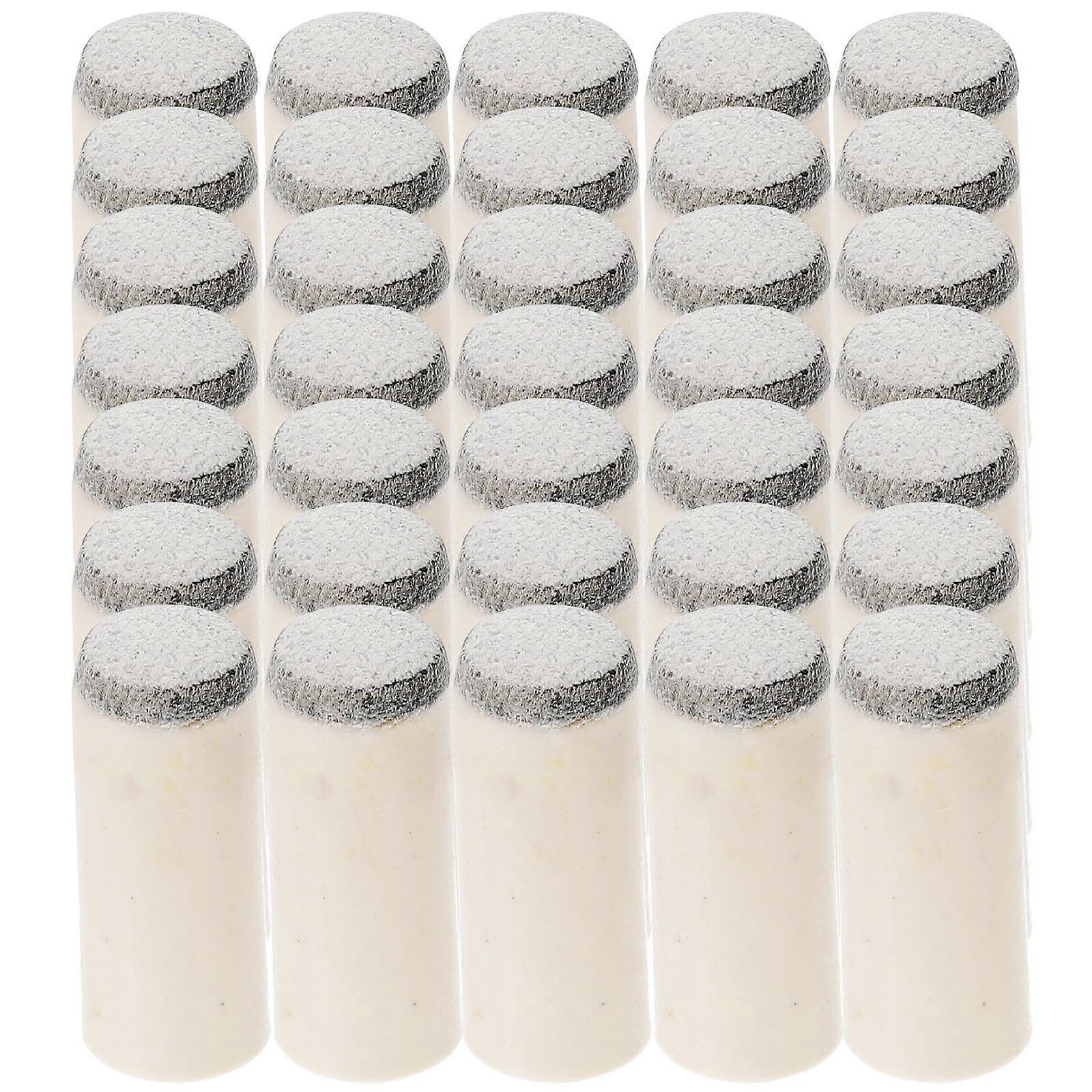 300 Pcs Leather Pool Stick Tips Billiard Cue for Replaceable Plastic