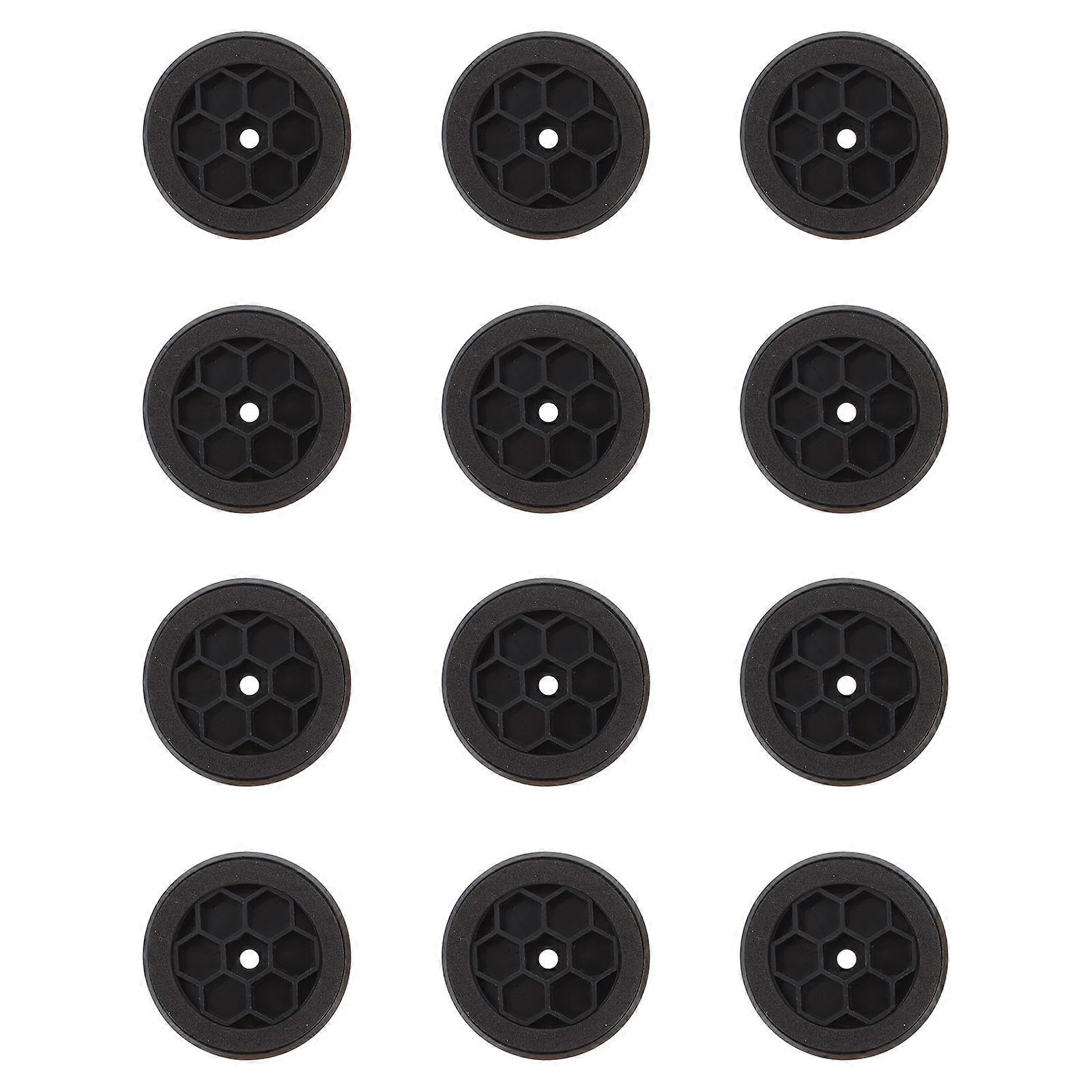 12pcs Plastic Amplifier Foot Speaker Computer Chassis Isolation Stand Base Pads