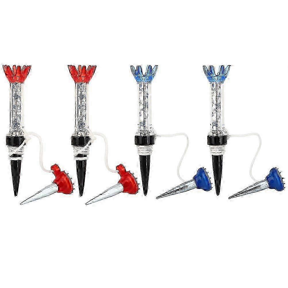 Golf Tee with String, 4 Pieces Spring Golf Practice Tees Magnetic Support