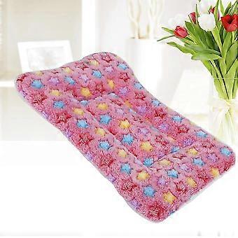 Colchão de lã coral para animais de estimação, ideal para descanso confortável.