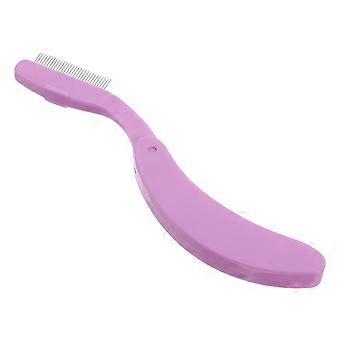 Brow Comb Folding Eyelash Comb Metal Eyebrow Comb Portable Lashes and Brow Grooming Tool Women Eyelash Comb for Eyelashes and Brows