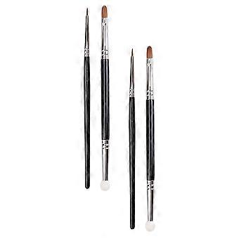 4Pcs Makeup Dual-head Brushes Small Acne Concealer Fine Brushes Cosmetic Brushes