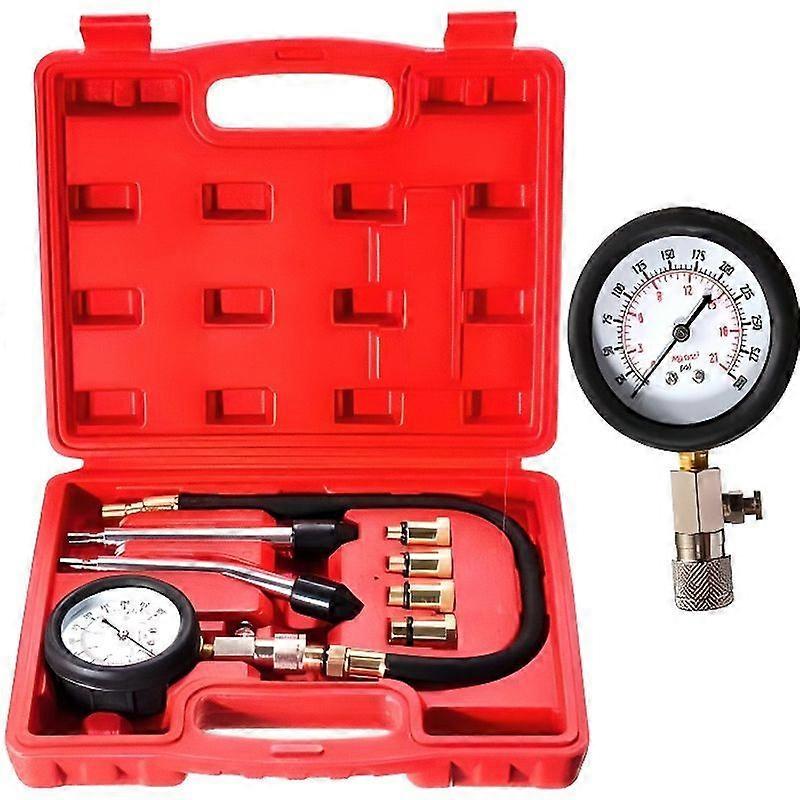 Compression Tester Kit Gasoline Engine Cylinder Compression Gauge