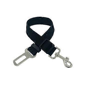Confezione da 2 cinture di sicurezza per cani, pettorine regolabili per auto per cani e gatti, compatibili con la maggior parte dei tipi di auto, colore nero.