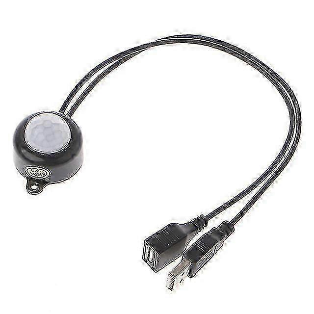 Motion Sensor Switch PIR Infrared Ray Adjustable Detector Switch USB DC