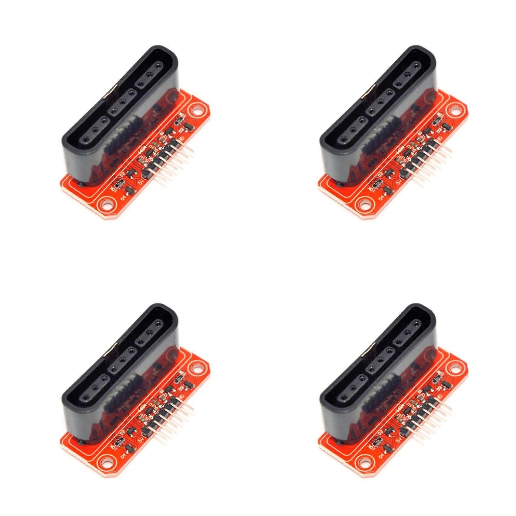 4X for PS2 Wireless Controller to Serial Port Adapter for PS2 Controller Adapter Wireless Handle Adapter Board