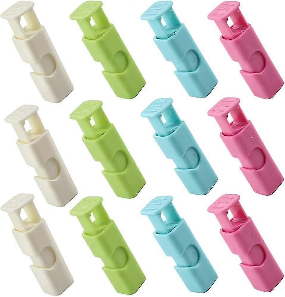 8 Pack Bread Bag Clips, Slip Grip Easy Squeeze & Lock