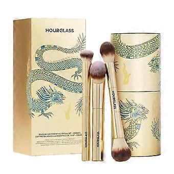 HOURGLASS Makeup Brush Set Complete 4pcs Deluxe Set Covering All Face Makeup Needs